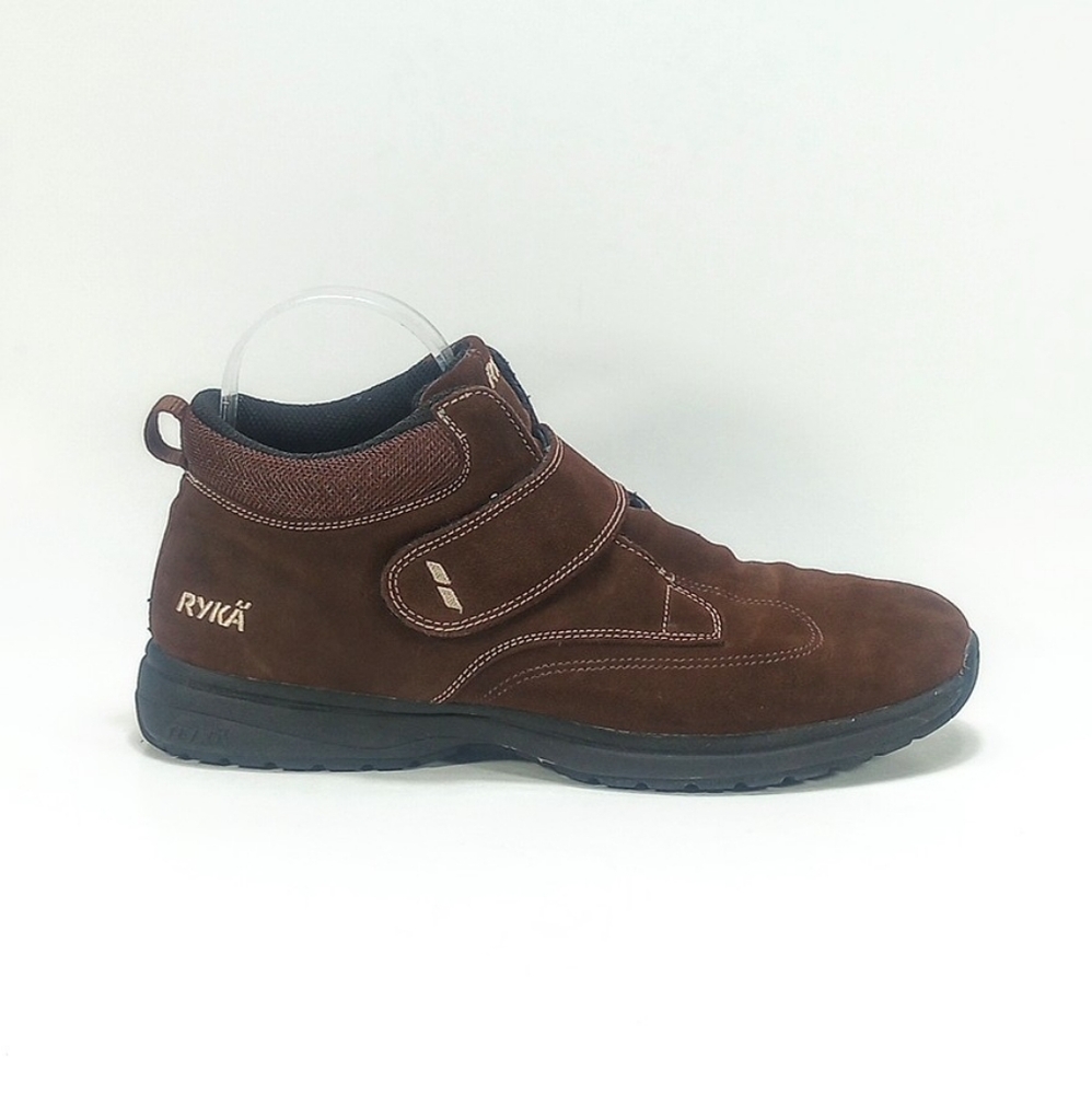 Ryka Aura Single Strap Womens 9 Brown Suede Ankle Boots Booties